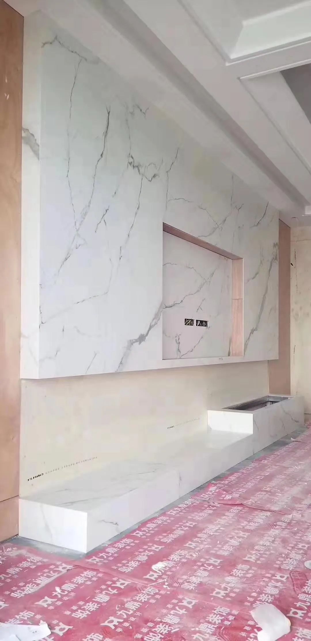 巖板電視背景墻安裝需要注意哪些？